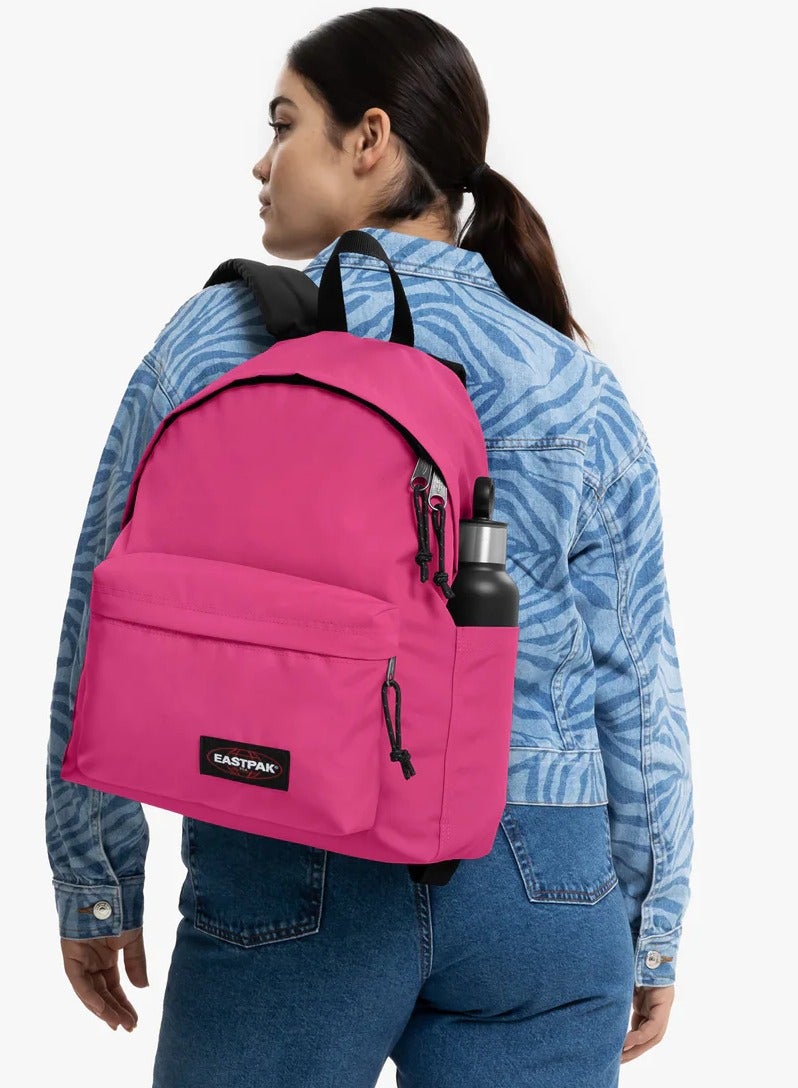 EASTPAK Pak'R Medium Female Backpack With Bottle Holder & Laptop Sleeve - Pink Escape - Image 2